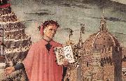 DOMENICO DI MICHELINO Dante and the Three Kingdoms (detail) fdgj oil painting